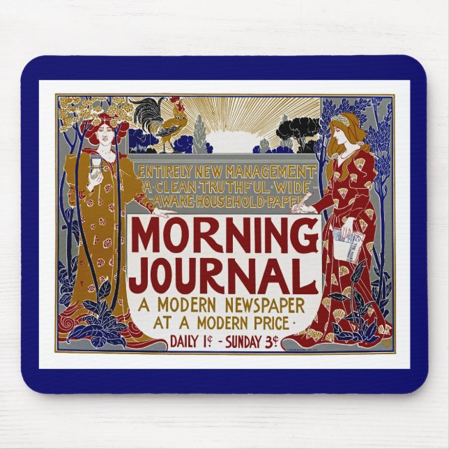 Morning Journal Mouse Mat (Front)