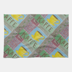 Morning Kaffe Tea Towel