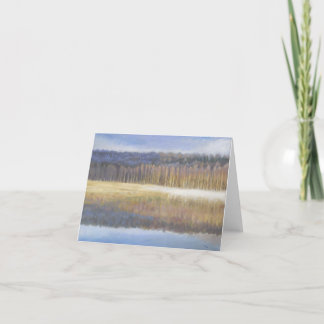 Morning Lake Note Card