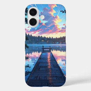Morning Lake Reflections iPhone 16 Case