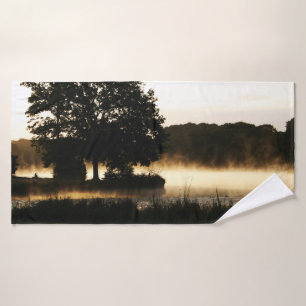 Morning Lake Scene btcna Bath Towel Set