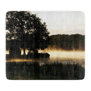 Morning Lake Scene cbcn Cutting Board