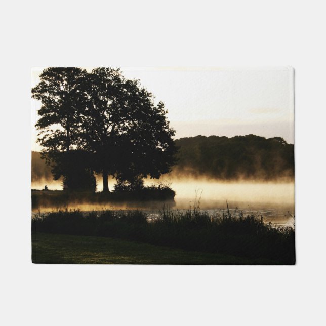Morning Lake Scene dmcna Doormat (Front)