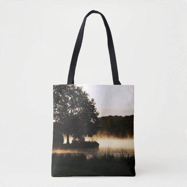 Morning Lake Scene stcna Tote Bag (Front)