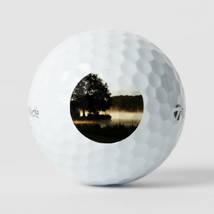 Morning Lake Scene tmtp5 gbcnm Golf Balls