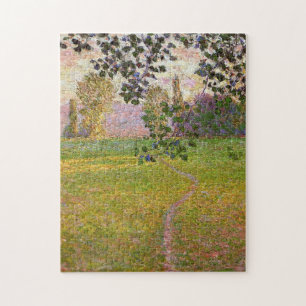 Morning Landscape Giverny Monet Fine Art Jigsaw Puzzle