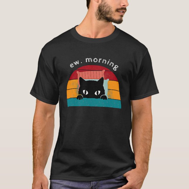 Morning Life Routines Cute Good Morning Quotes Moo T-Shirt (Front)