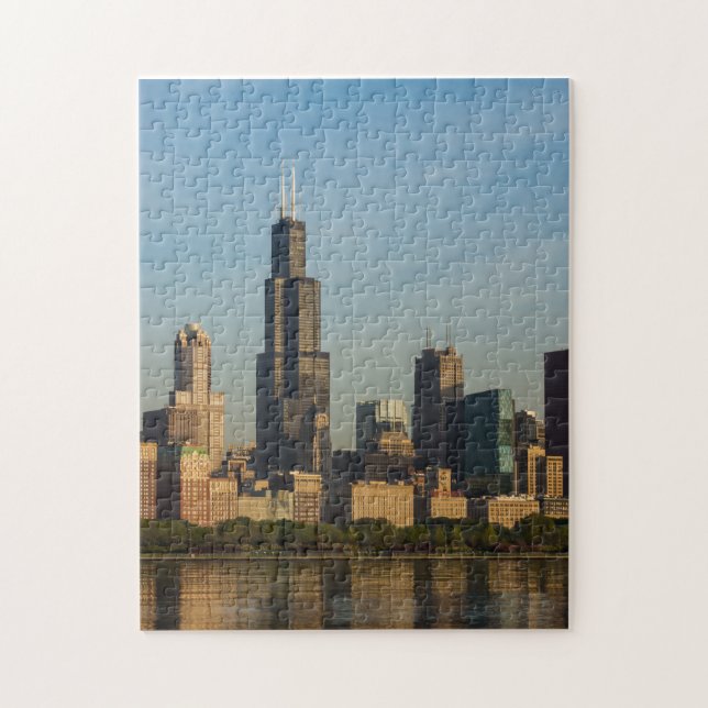 Morning Light At Willis Jigsaw Puzzle (Vertical)