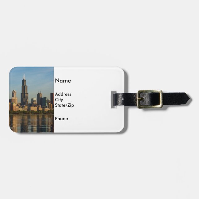 Morning Light At Willis Luggage Tag (Front Horizontal)