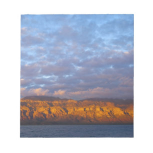 Morning light greets the Sierra de la Giganta Notepad