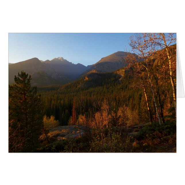 Morning Light on Rocky Mountains in Autumn (Front Horizontal)