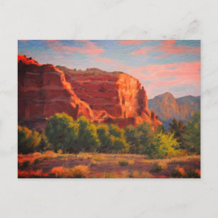 Morning Light on the Cliffs – Impressionistic Postcard