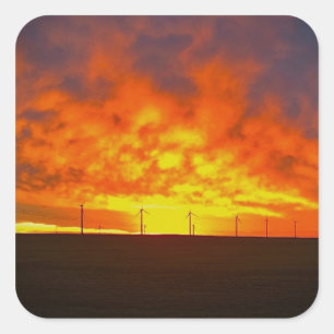 Morning Light Square Sticker