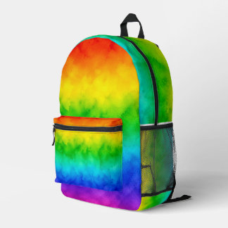 Morning Light Through Crystal Prism Printed Backpack