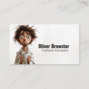 Morning Madness: Coffee First, Questions Later Business Card