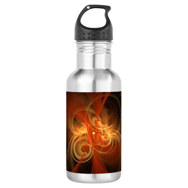 Morning Magic Abstract Art Bottle (Front)