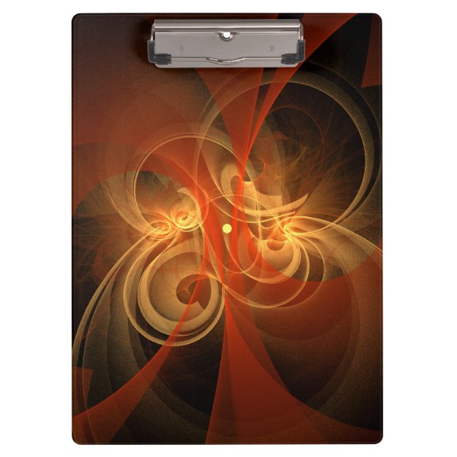 Morning Magic Abstract Art Clipboard (Front)