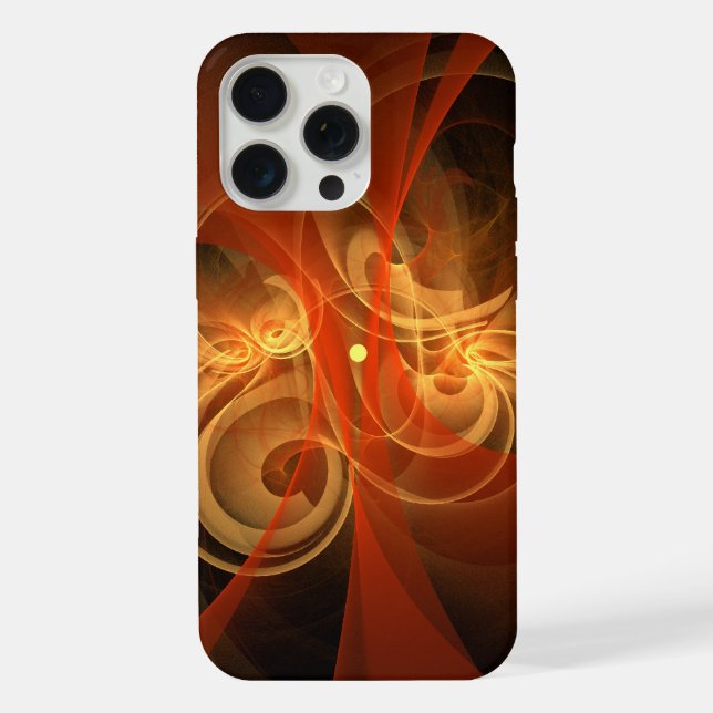 Morning Magic Abstract Art iPhone Case (Back)