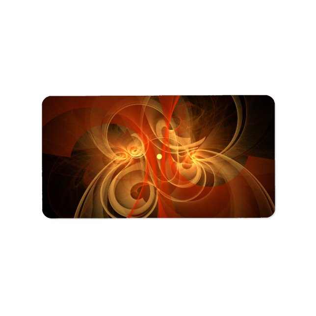 Morning Magic Abstract Art Label (Front)