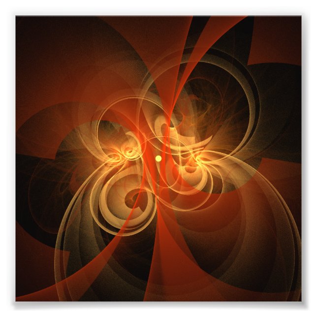 Morning Magic Abstract Art Photo Print (Front)