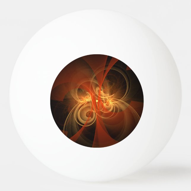 Morning Magic Abstract Art Ping Pong Ball (Front)