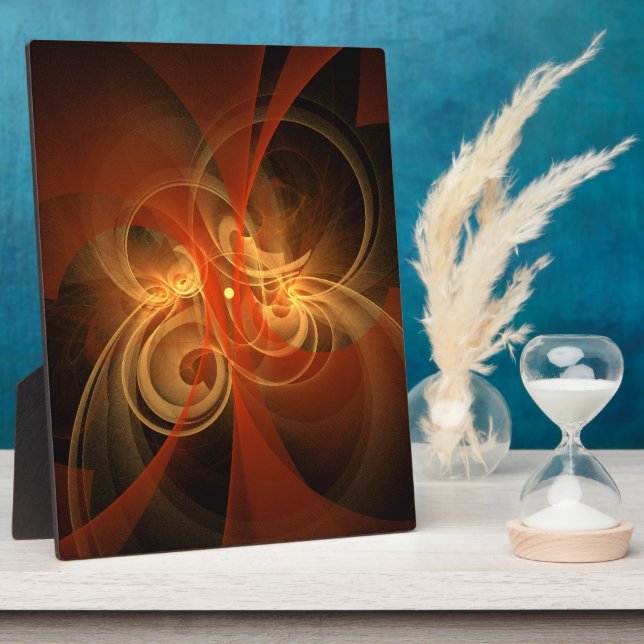 Morning Magic Abstract Art Plaque (Side)