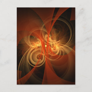 Morning Magic Abstract Art Postcard