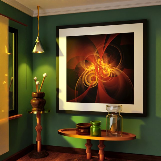 Morning Magic Abstract Art Poster (Morning Magic Abstract Art Poster)