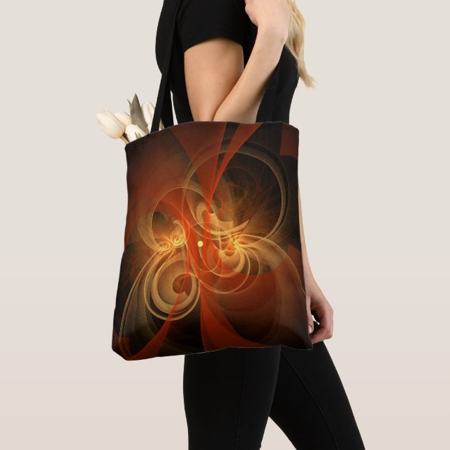 Morning Magic Abstract Art Tote Bag (Close Up)