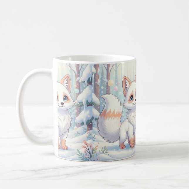 Morning Magic in the Snow Coffee Mug (Left)