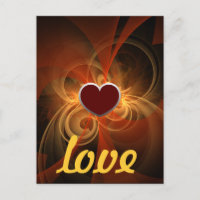 Morning Magic Love Postcard