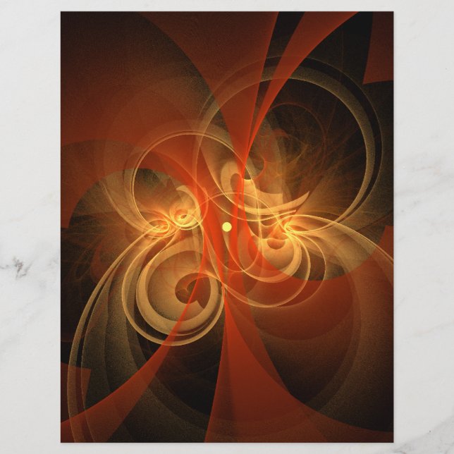 Morning Magic Modern Abstract Light Energy Art Flyer (Front)