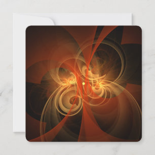 Morning Magic Modern Abstract Light Energy Art Invitation