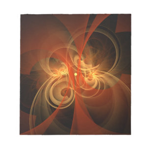 Morning Magic Modern Abstract Light Energy Art Notepad