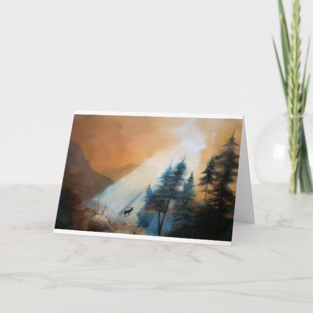 MORNING MAJESTY BLANK CARD (Front)