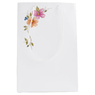 Morning Meadow Blooms Medium Gift Bag