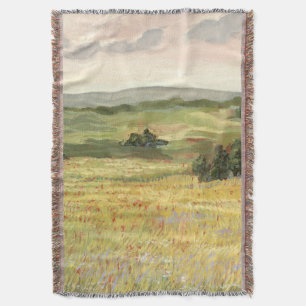 Morning Meadow Throw Blanket