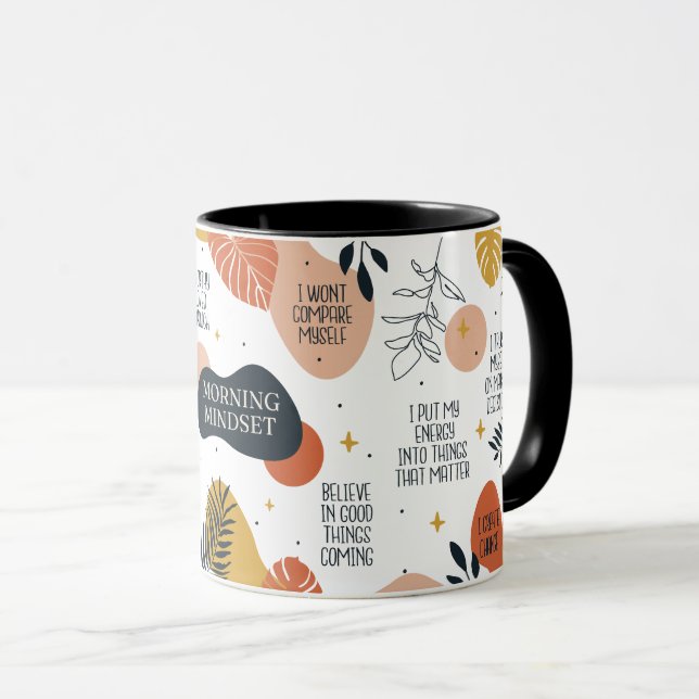 Morning Mindset Mug (Front Right)