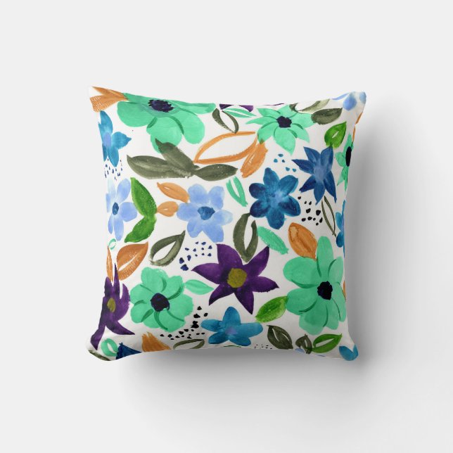 Morning Mint Cushion (Front)