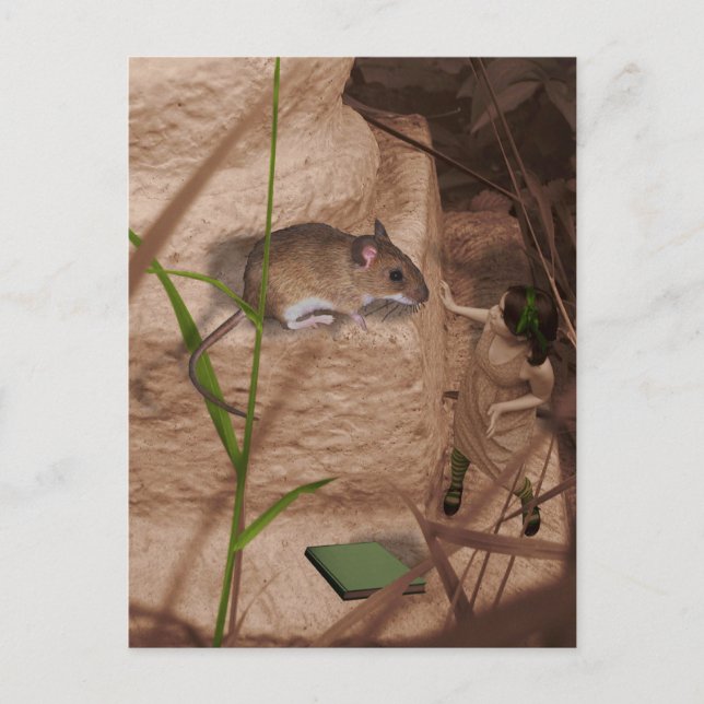 Morning Miss Mouse.. Postcard (Front)