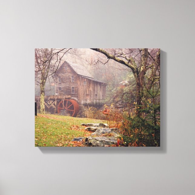 Morning Mist Canvas Print (Front)
