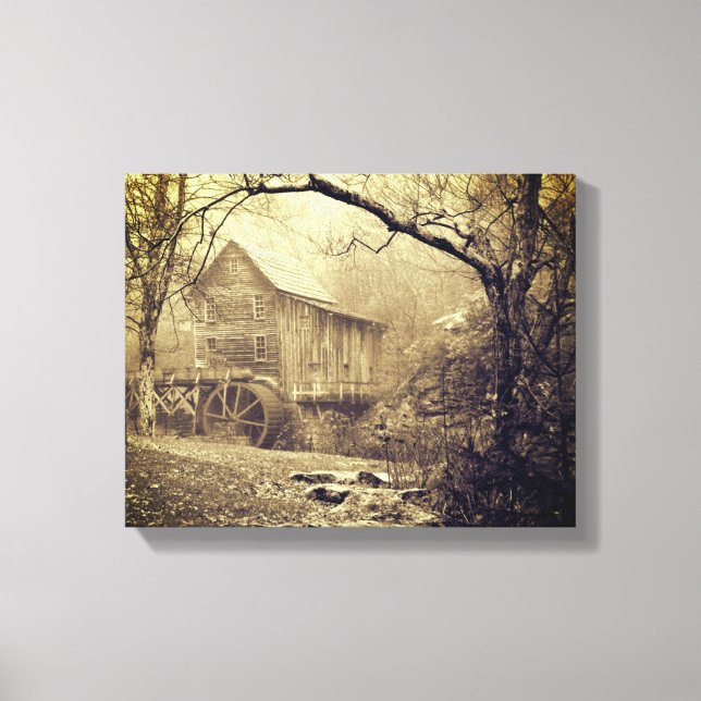 Morning Mist Canvas Print (Front)