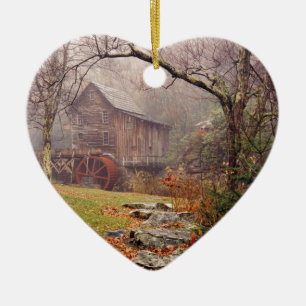 Morning Mist Ceramic Tree Decoration
