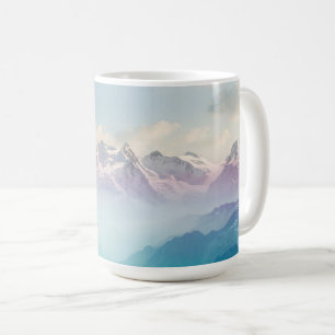Morning Mist in an Alpine Valley Coffee Mug