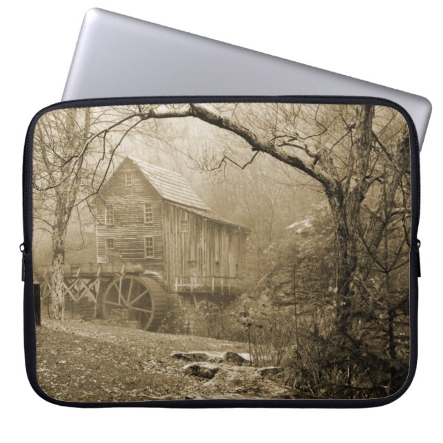 Morning Mist Laptop Sleeve (Front)