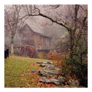 Morning Mist Poster