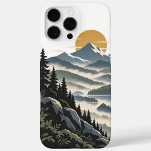 Morning Mist Ridge Modern Nature Phone Case