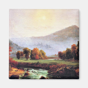 Morning Mist Rising in New Hampshire Magnet