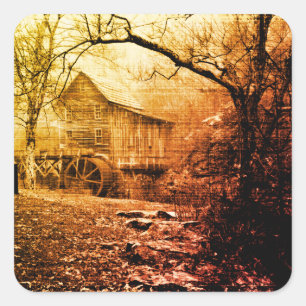 Morning Mist Square Sticker