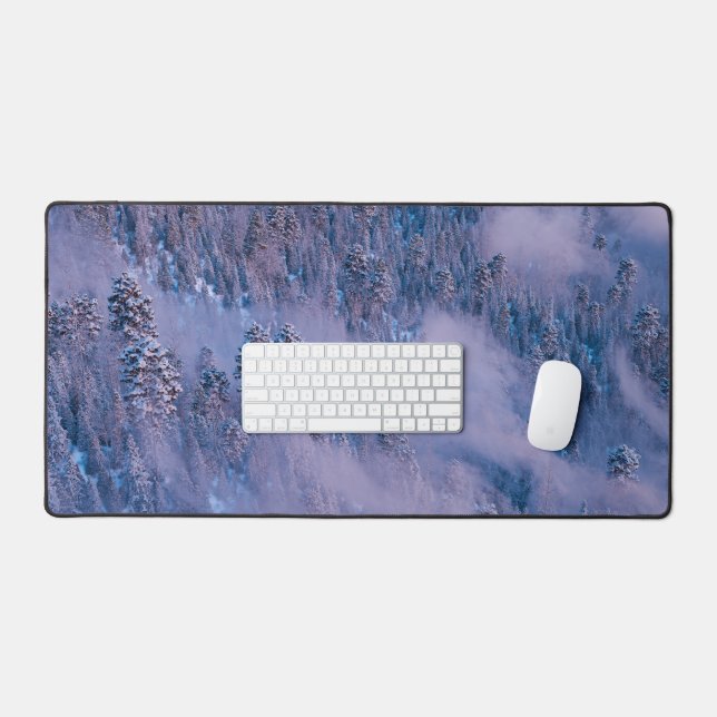 Morning Mist (Winter) Desk Mat (Keyboard & Mouse)